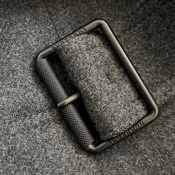 Burberry Brit Funnel Neck Wool Cashmere Trench Coat - Picture 8 of 9